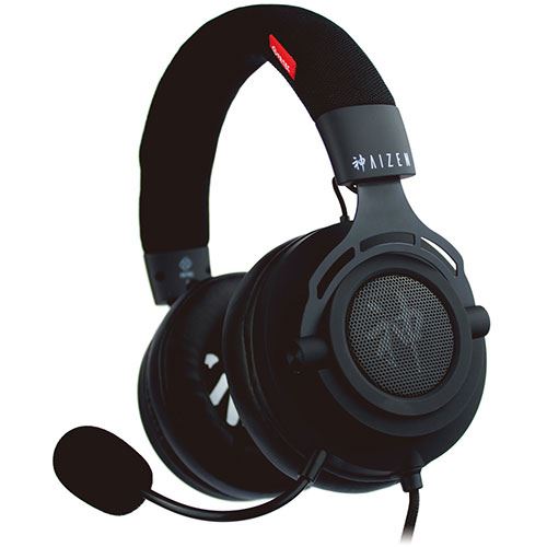 Auscultadores Gaming Aizen - Preto on Sale