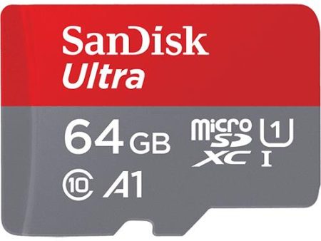 Cartão de Memória MicroSDXC Sandisk Ultra - 64GB Online