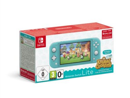 Consola Nintendo Switch Lite + Animal Crossing Turquesa (Código para Download) Cheap