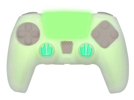 Dualsense PS5 Custom Kit - Glow In The Dark Skin + Grips + Touch Stick Cheap