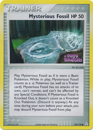 Mysterious Fossil (92 110) (Stamped) [EX: Holon Phantoms] Online