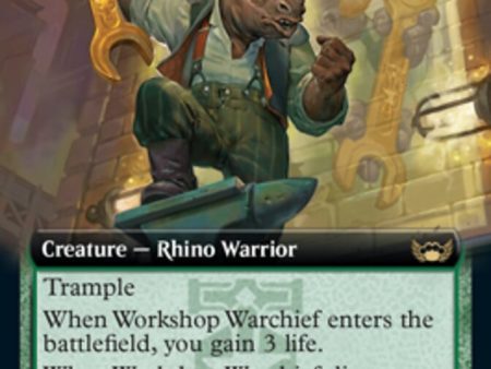 Workshop Warchief (Extended Art) [Streets of New Capenna] For Cheap