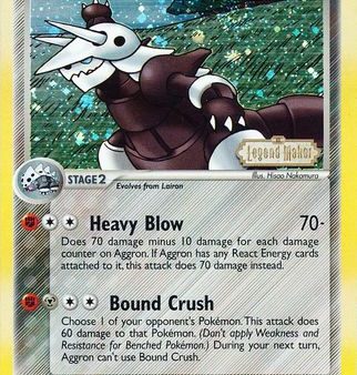 Aggron (2 92) (Stamped) [EX: Legend Maker] Cheap