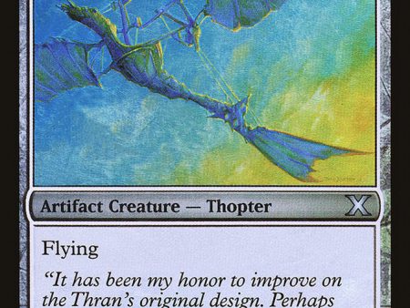 Ornithopter (Premium Foil) [Tenth Edition] Hot on Sale