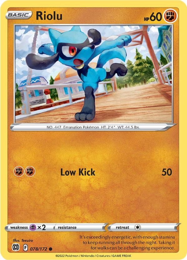 Riolu (078 172) [Sword & Shield: Brilliant Stars] For Discount