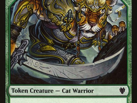 Cat Warrior (008)    Rat (003) Double-Sided Token [Commander 2017 Tokens] For Discount