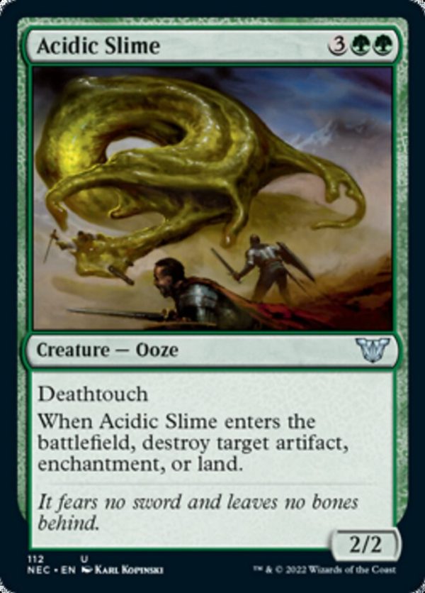 Acidic Slime [Kamigawa: Neon Dynasty Commander] For Sale