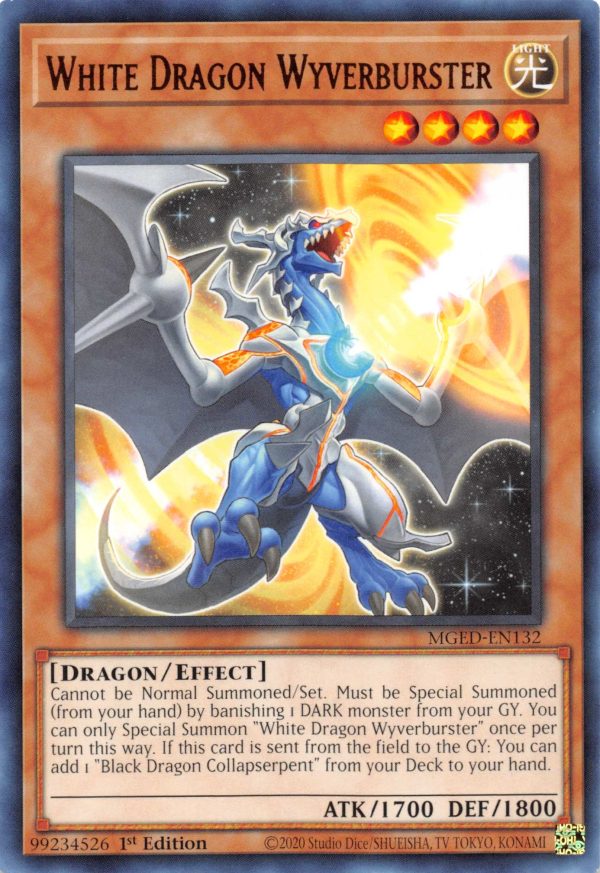 White Dragon Wyverburster [MGED-EN132] Rare on Sale