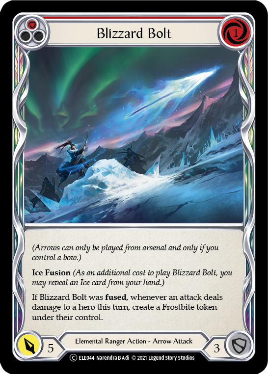 Blizzard Bolt (Red) [U-ELE044] Unlimited Normal For Cheap