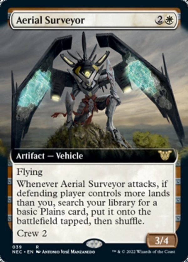 Aerial Surveyor (Extended Art) [Kamigawa: Neon Dynasty Commander] For Discount