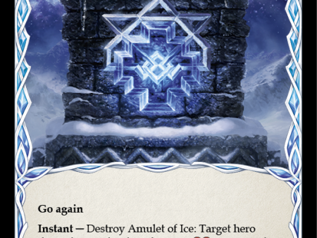 Amulet of Ice [U-ELE172] Unlimited Rainbow Foil For Cheap